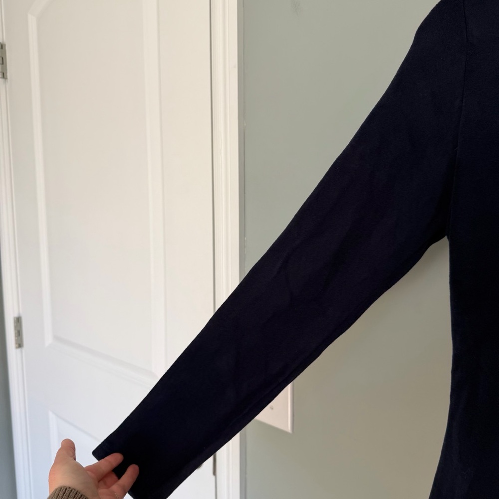 OGL MaxWarm Brami Smoky Navy Blue Long Sleeve Turtleneck - Picture 5 of 16